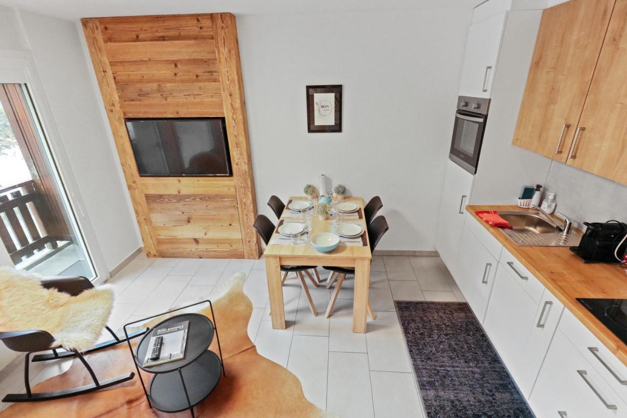 Appartement En Plein Centre De Crans Montana Екстериор снимка